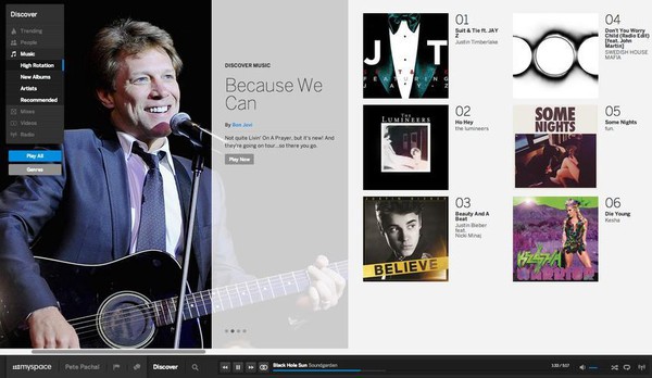 MySpace - Gã khổng lồ một thời trở lại đầy ấn tượng 6