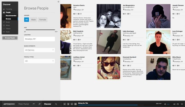 MySpace - Gã khổng lồ một thời trở lại đầy ấn tượng 9