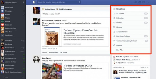 Săm soi giao diện mới cực ấn tượng của Facebook 6