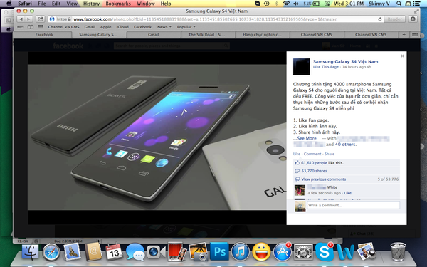 "Fanpage giả mạo" thanh minh về vụ lừa đảo 4000 chiếc Galaxy S IV 5