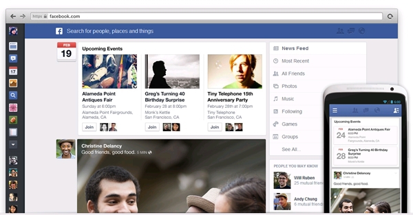 Giao diện mới của Facebook: Google+ mới? 1