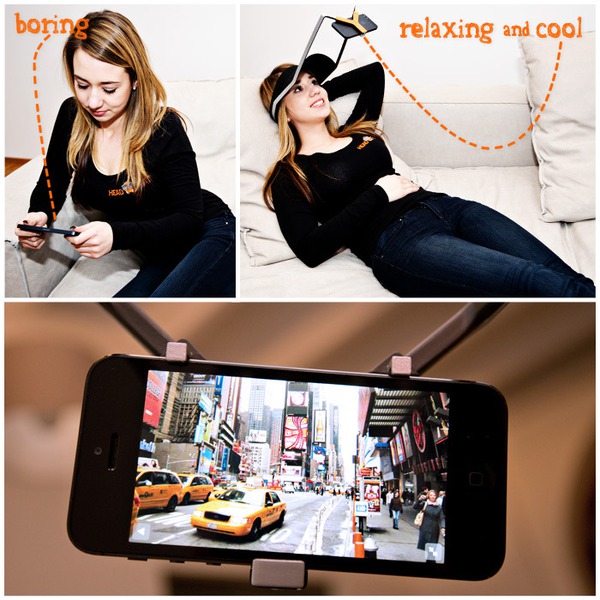Headflat &ndash; đeo smartphone l&ecirc;n đầu v&agrave; tận hưởng 2