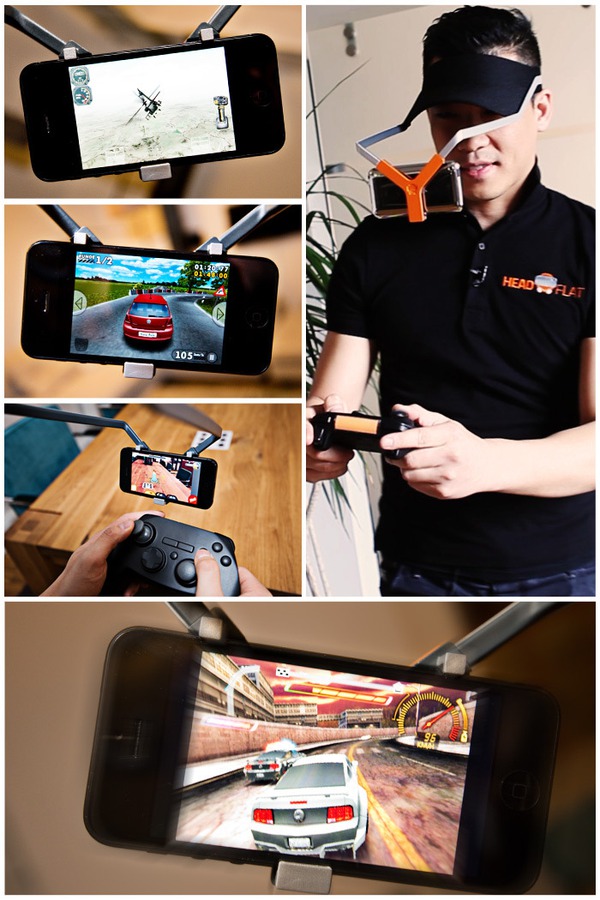 Headflat &ndash; đeo smartphone l&ecirc;n đầu v&agrave; tận hưởng 3