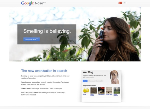 Google Nose chưa chắc đã là trò đùa 1