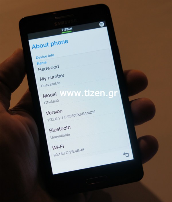 Smartphone Tizen đầu ti&ecirc;n của Samsung "xuất đầu lộ diện" 1