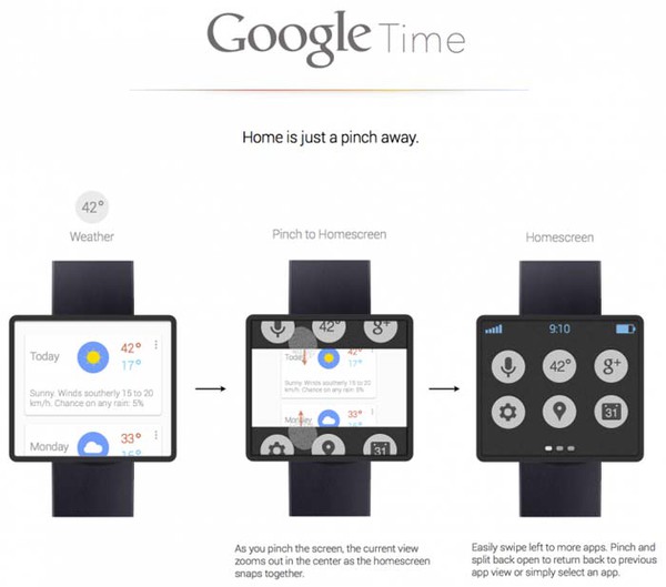 Google sẽ sản xuất đồng hồ thông minh 3