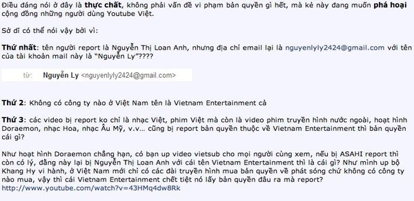 Lật tẩy bộ mặt của kẻ khiến nhiều video Youtube Việt 'mất tích' 6