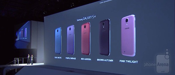 Galaxy S4 sẽ có thêm 5 màu sắc mới 3
