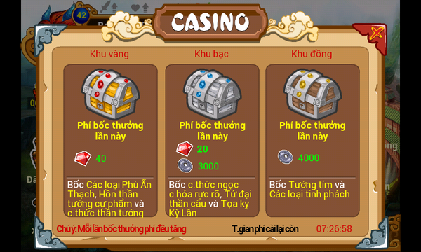 Game thủ Mộng Tiên “phát cuồng” vì Casino 3