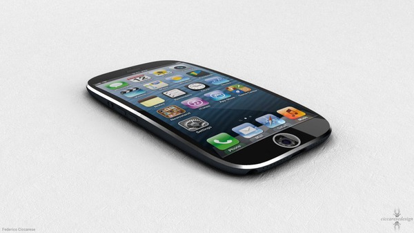 Bản thiết kế iPhone 5S với mặt kính cong cùng nút Home ấn tượng 1