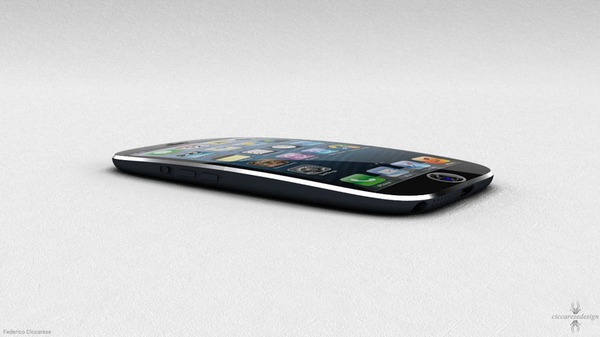 Bản thiết kế iPhone 5S với mặt kính cong cùng nút Home ấn tượng 3