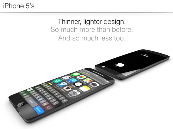 Bản thiết kế iPhone 5S giống hệt... HTC One 4