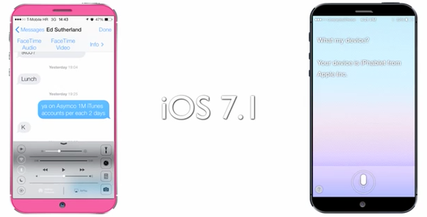 Bản thiết kế iPhone m&agrave;n h&igrave;nh lớn giống hệt Galaxy Note 4
