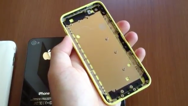 Lộ diện video "trên tay" vỏ iPhone giá rẻ màu vàng 2
