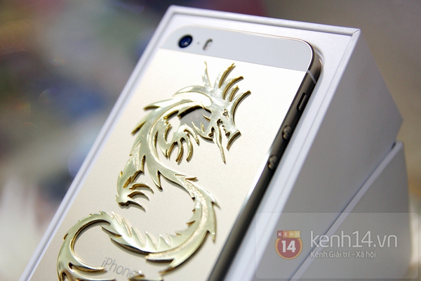 Cận cảnh iPhone 5S phi&ecirc;n bản rồng d&agrave;nh cho đại gia tại Việt Nam 2