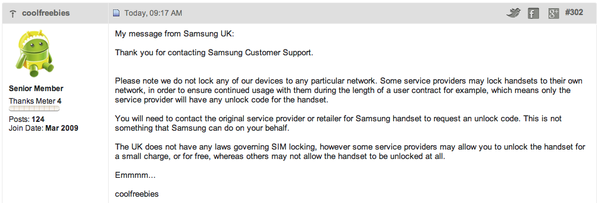 Các smartphone của Samsung sẽ "khóa" khu vực sử dụng 4