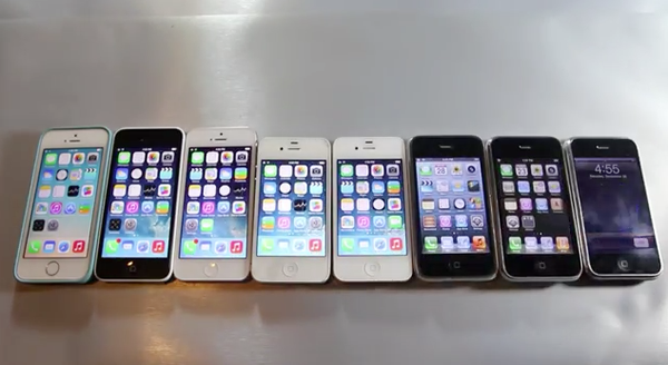 Đọ tốc độ si&ecirc;u phẩm iPhone qua từng phi&ecirc;n bản 1