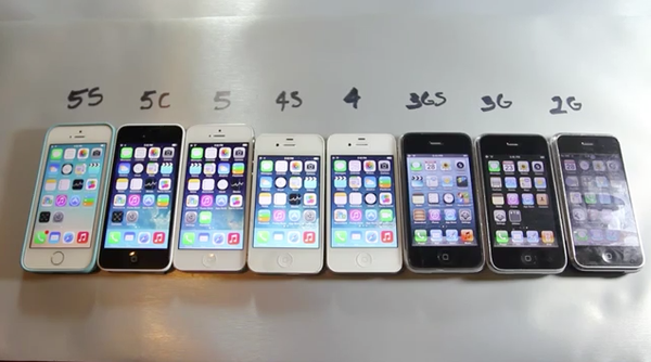 Đọ tốc độ si&ecirc;u phẩm iPhone qua từng phi&ecirc;n bản 2