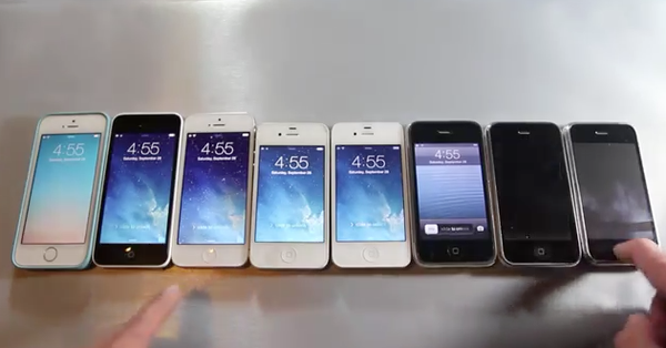 Đọ tốc độ si&ecirc;u phẩm iPhone qua từng phi&ecirc;n bản 3