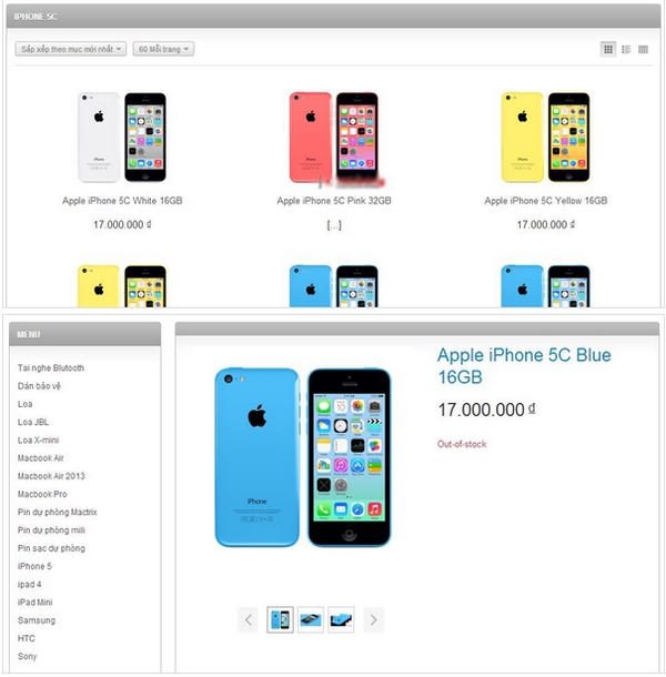 iPhone 5C được "chào hàng" tại Việt Nam với giá 17 triệu đồng 4