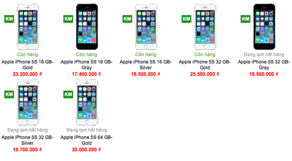 Giảm gi&aacute; "kịch s&agrave;n" nhưng iPhone 5C vẫn ế 2
