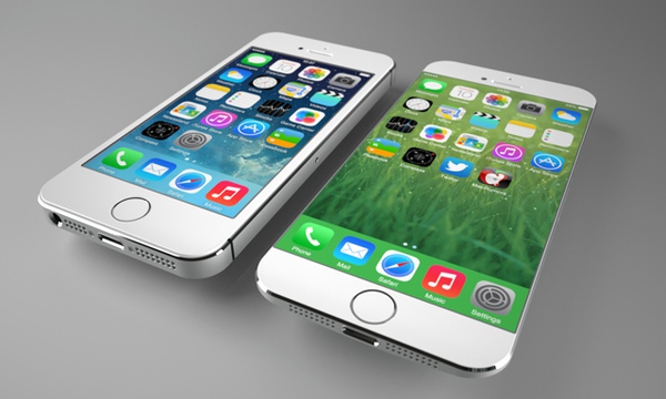 iPhone 6 khoe dáng “tuyệt đẹp” bên đàn anh iPhone 5S 3