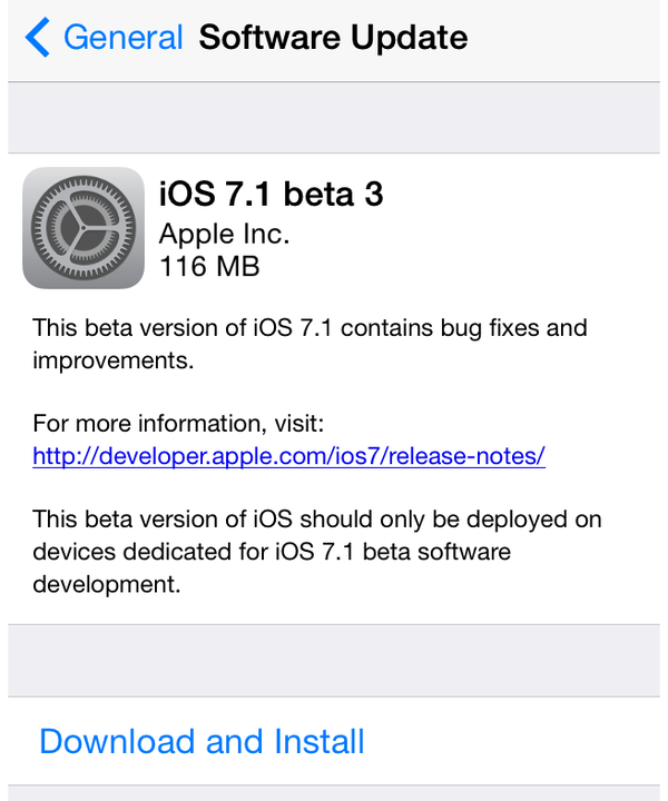 iOS 7.1 sẽ được ra mắt vào tháng 3 tới đây 1