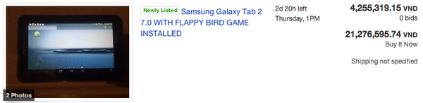 iPhone, iPad cài sẵn Flappy Bird được rao giá cả tỷ đồng 9