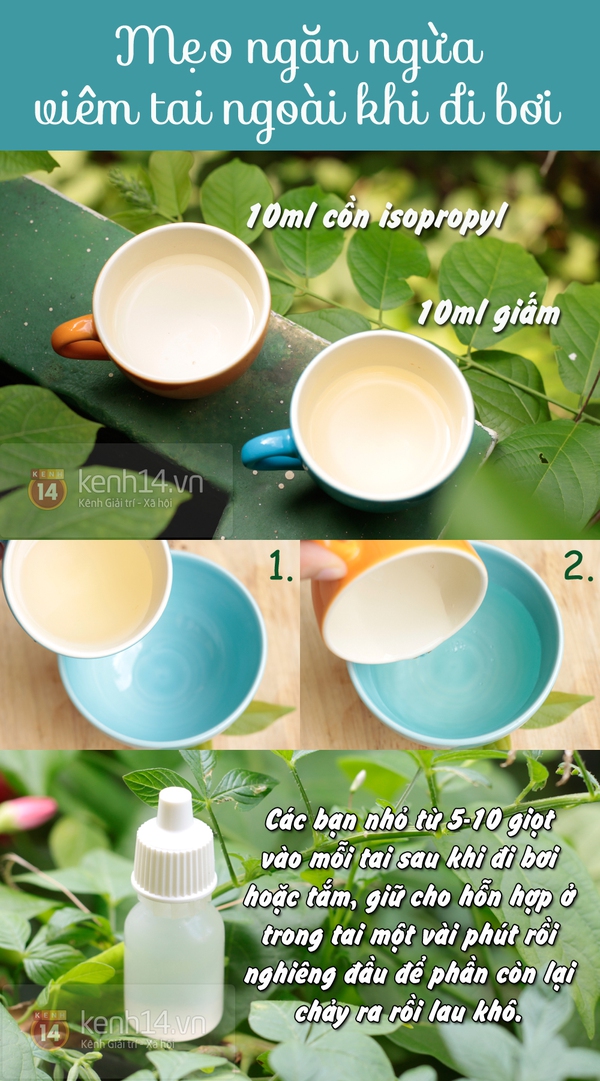 C&ocirc;ng thức "tuyệt đỉnh" bảo vệ tai khi ở dưới nước 1