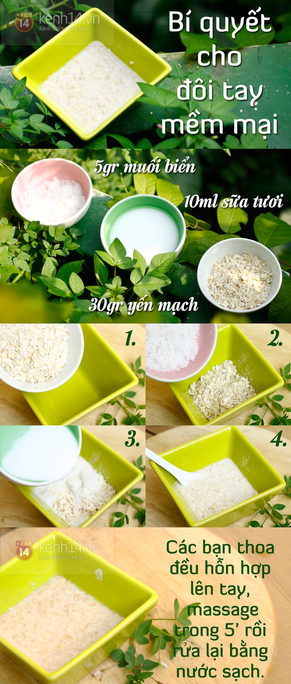 C&ocirc;ng thức "b&iacute; mật" d&agrave;nh ri&ecirc;ng cho đ&ocirc;i tay mềm mại 1