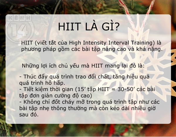 Giữ gìn vóc dáng trong Giáng sinh với bài tập HIIT 1