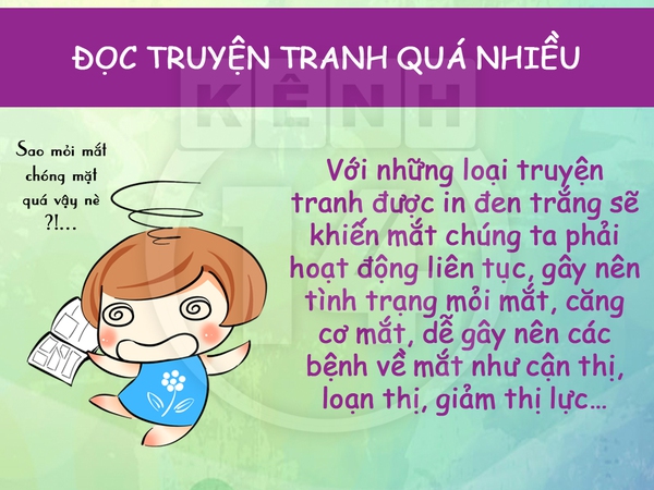 Đọc truyện tranh sai cách khiến cơ thể "hỏng hóc" 4