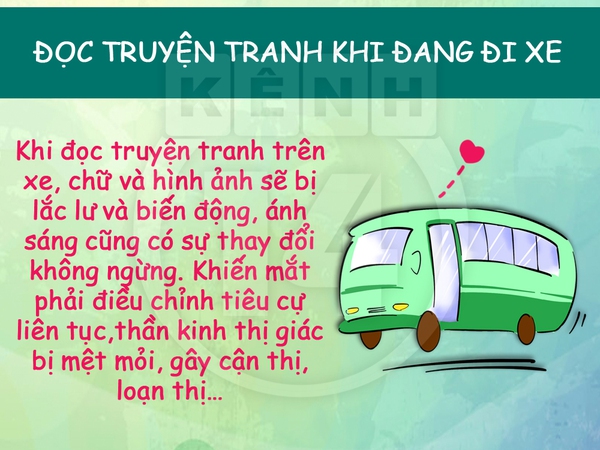 Đọc truyện tranh sai cách khiến cơ thể "hỏng hóc" 2