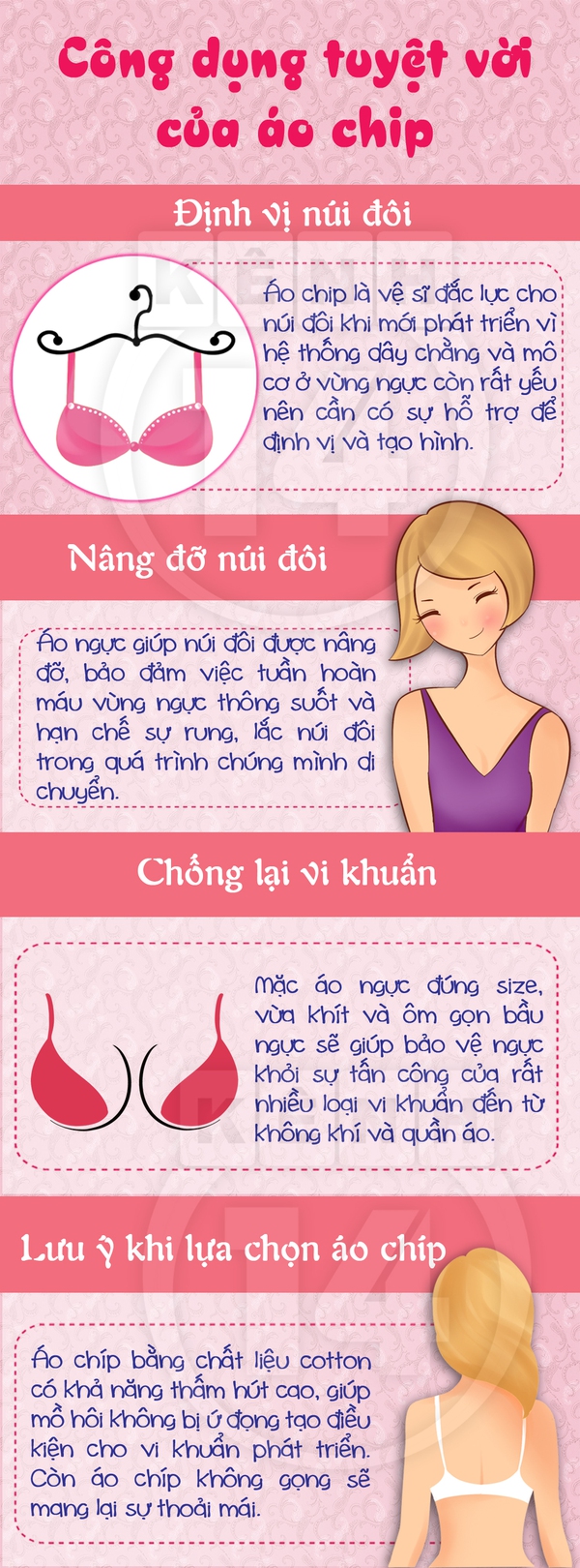 Công dụng "trên cả tuyệt vời" của áo ngực con gái 1