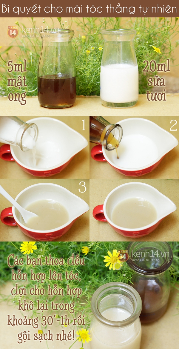 Duỗi t&oacute;c thẳng với c&ocirc;ng thức ho&agrave;n to&agrave;n "tự nhi&ecirc;n" 1