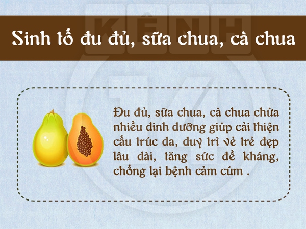 "Hồi sinh" làn da nhờ công thức sinh tố trái cây  2