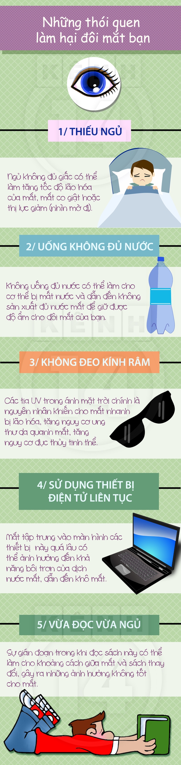 X&aacute;c định những th&oacute;i xấu g&acirc;y hại cho đ&ocirc;i mắt 1