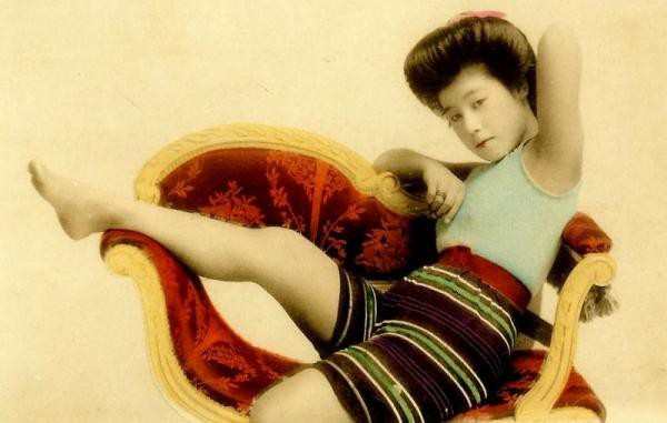 Ngắm geisha thời xưa trong bộ ảnh màu biết... chuyển động 6