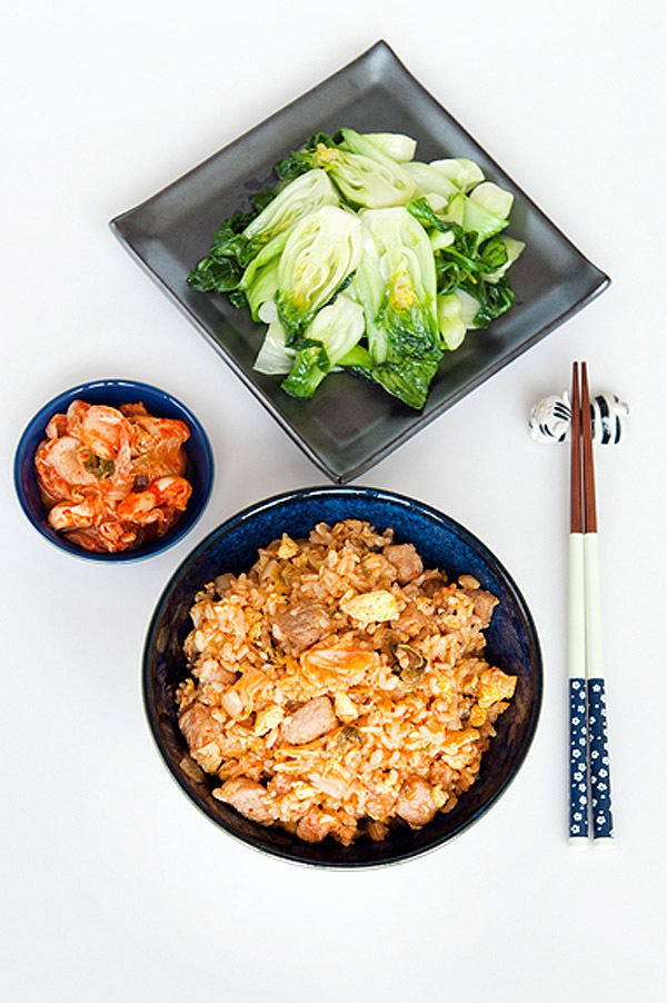 Công thức cơm chiên kimchi cay cay ngon tuyệt 8
