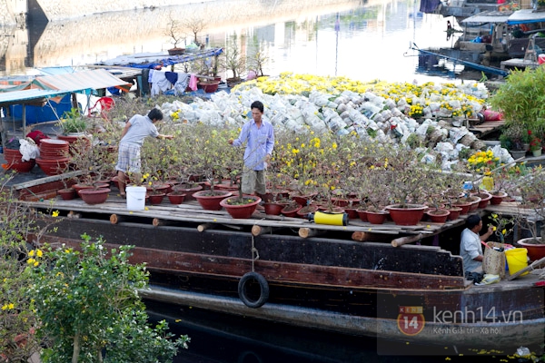 Hội hoa xuân lênh đênh trên sông ở Sài Gòn 6