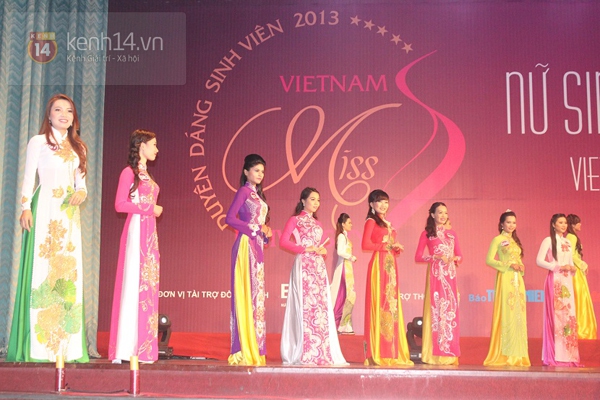 Rực rỡ sắc màu với đêm bán kết “Nữ sinh VN duyên dáng 2013”  3