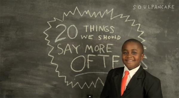 "20 điều nên nói nhiều hơn" của cậu bé 10 tuổi nổi tiếng khắp thế giới 1