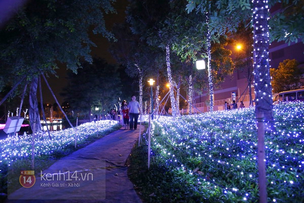 Sài Gòn: Ngỡ ngàng ngắm công viên sáng rực trong đêm với nửa triệu bóng đèn Led 4