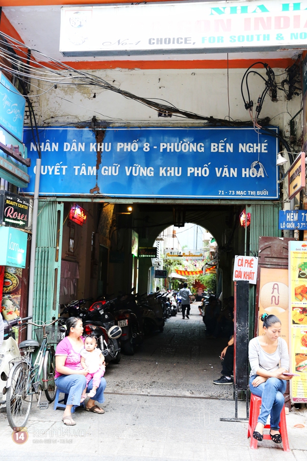 Khám phá những con hẻm độc đáo nhất Sài Gòn 11