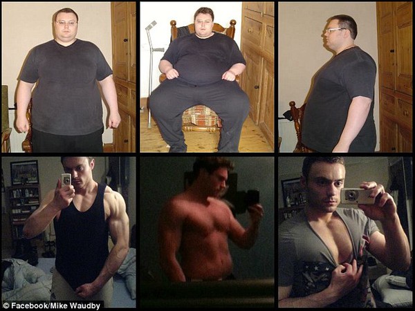 Chàng béo 209kg giảm 105kg trong 18 tháng, trở thành siêu hot 4