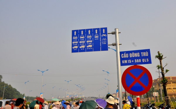Thông xe cầu vòm ống thép đầu tiên ở Việt Nam trên sông Đuống 10