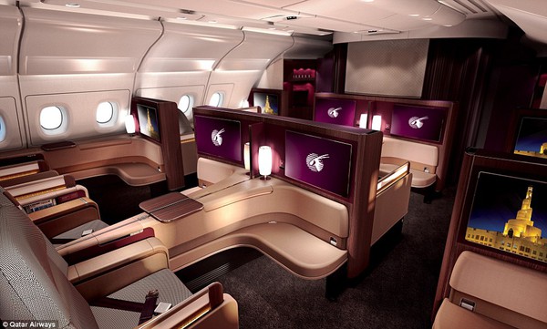 Khoang hạng sang hiện đại bậc nhất khiến hành khách trầm trồ của Qatar Airways 2