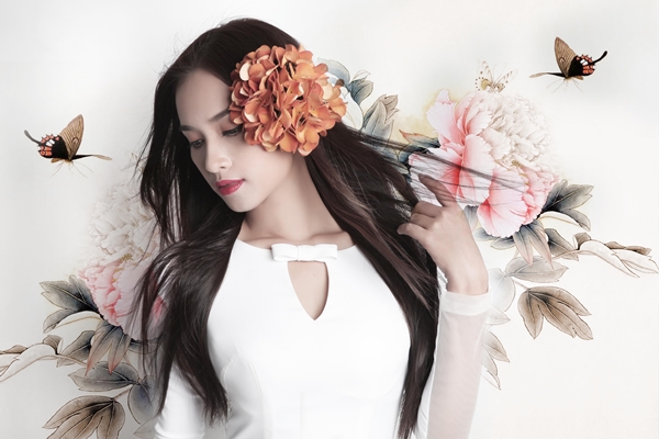 &Aacute;i Phương, Ngọc Khanh (V.Music) đẹp đ&ocirc;i đ&oacute;n năm tuổi 13