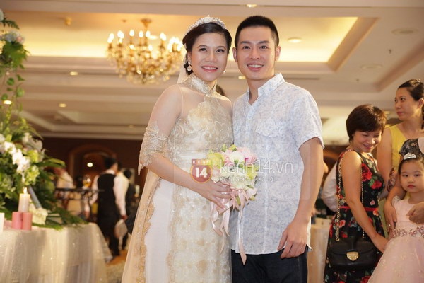 Mỹ Dzung vẫn xinh đẹp trong ngày cưới dù mang bầu 5 tháng 16