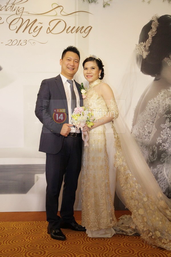 Mỹ Dzung vẫn xinh đẹp trong ngày cưới dù mang bầu 5 tháng 13